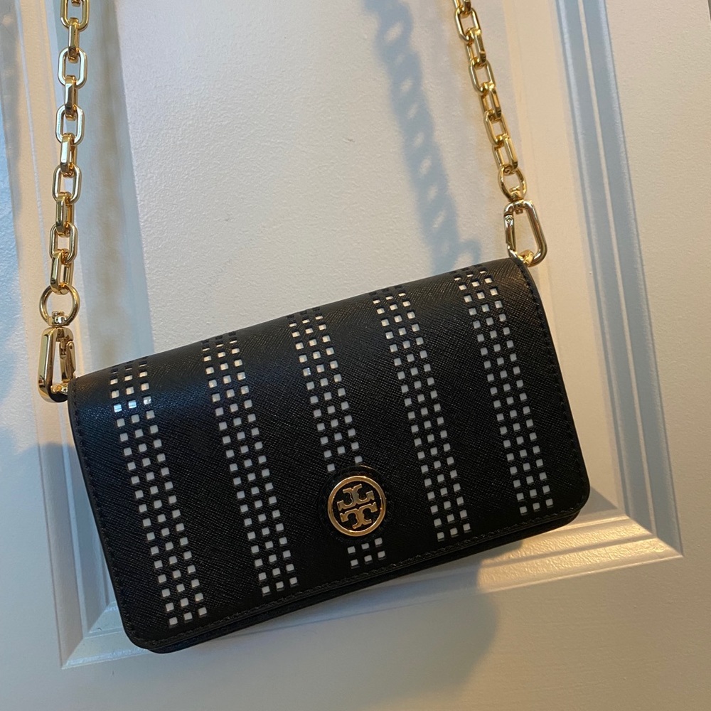 Tory Burch black Mini crossbody bag